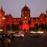 Navratri 2022: CSMT Heritage Building Illuminates in Red Colour on Day 2 of Nine-Day Festival (See Pics)